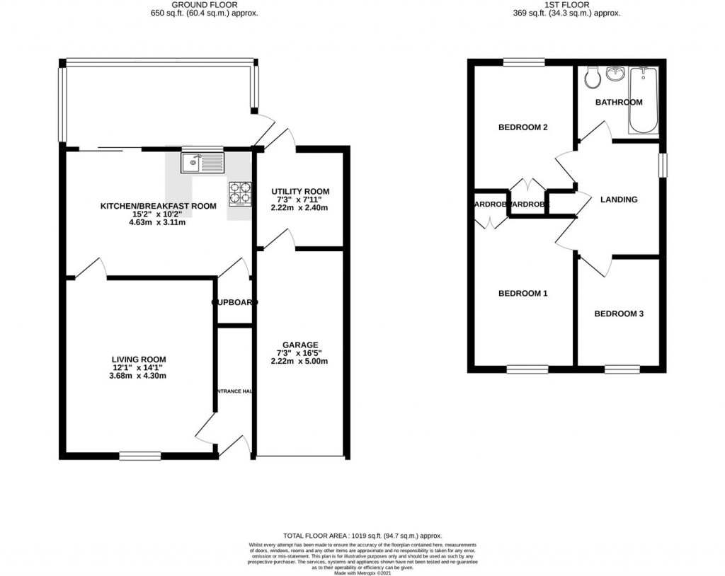 Floorplans For Oak Way, Stonehouse, GL10