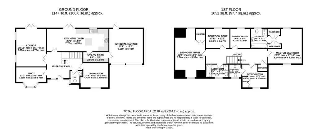 Floorplans For Horseshoe Drive, Over, Gloucester