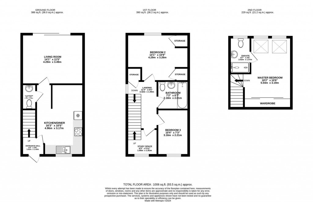 Floorplans For Great Oldbury Drive, Great Oldbury, Stonehouse