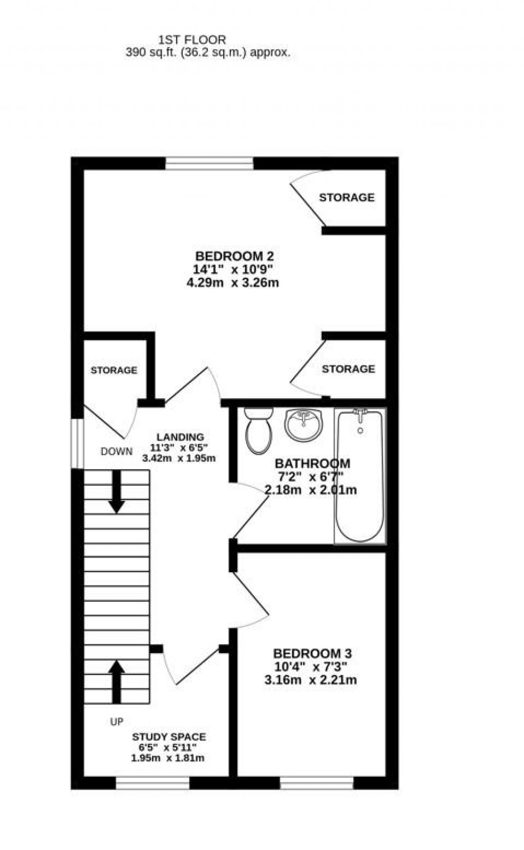 Floorplans For Great Oldbury Drive, Great Oldbury, Stonehouse