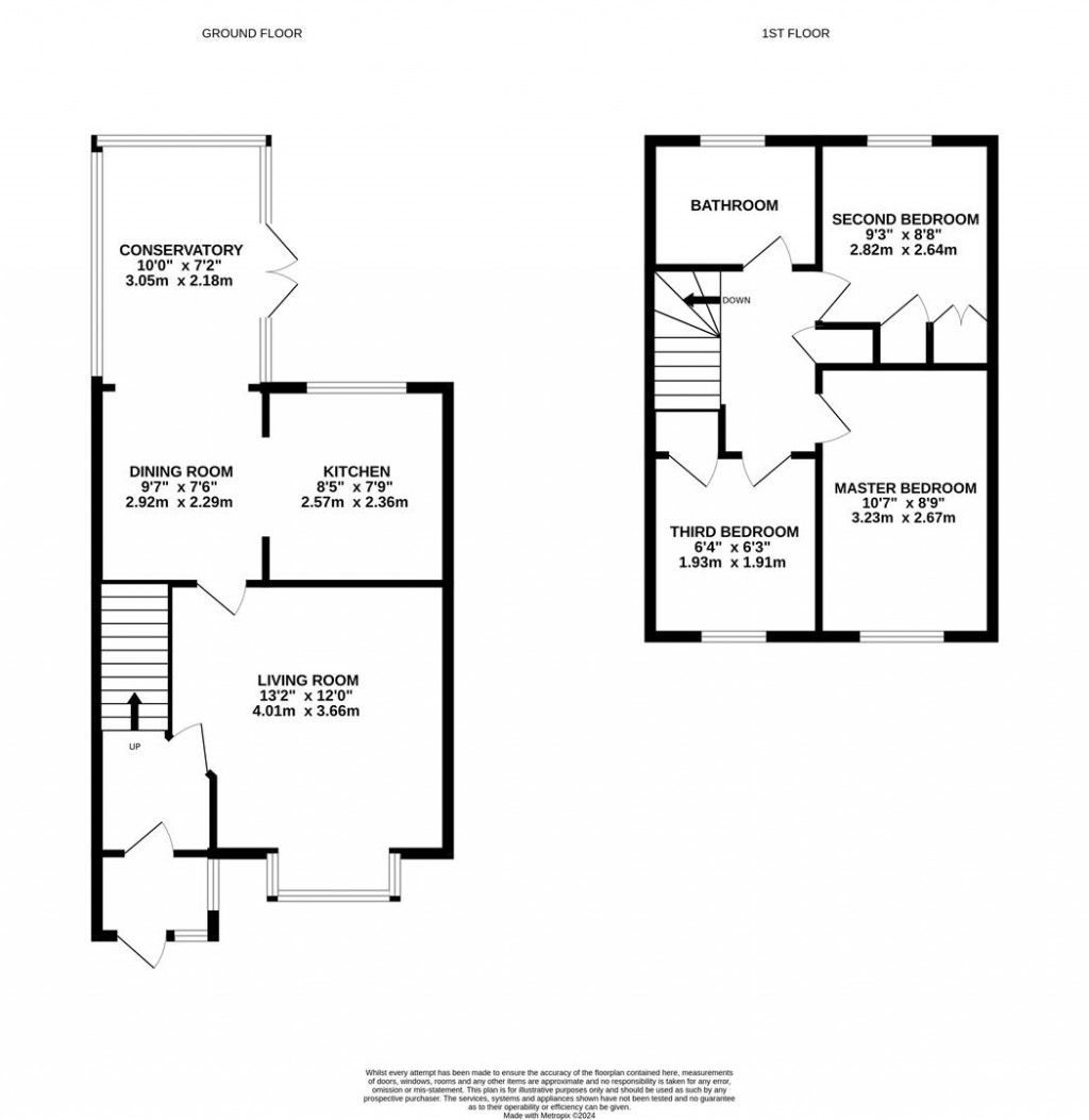 Floorplans For Russett Way, Newent