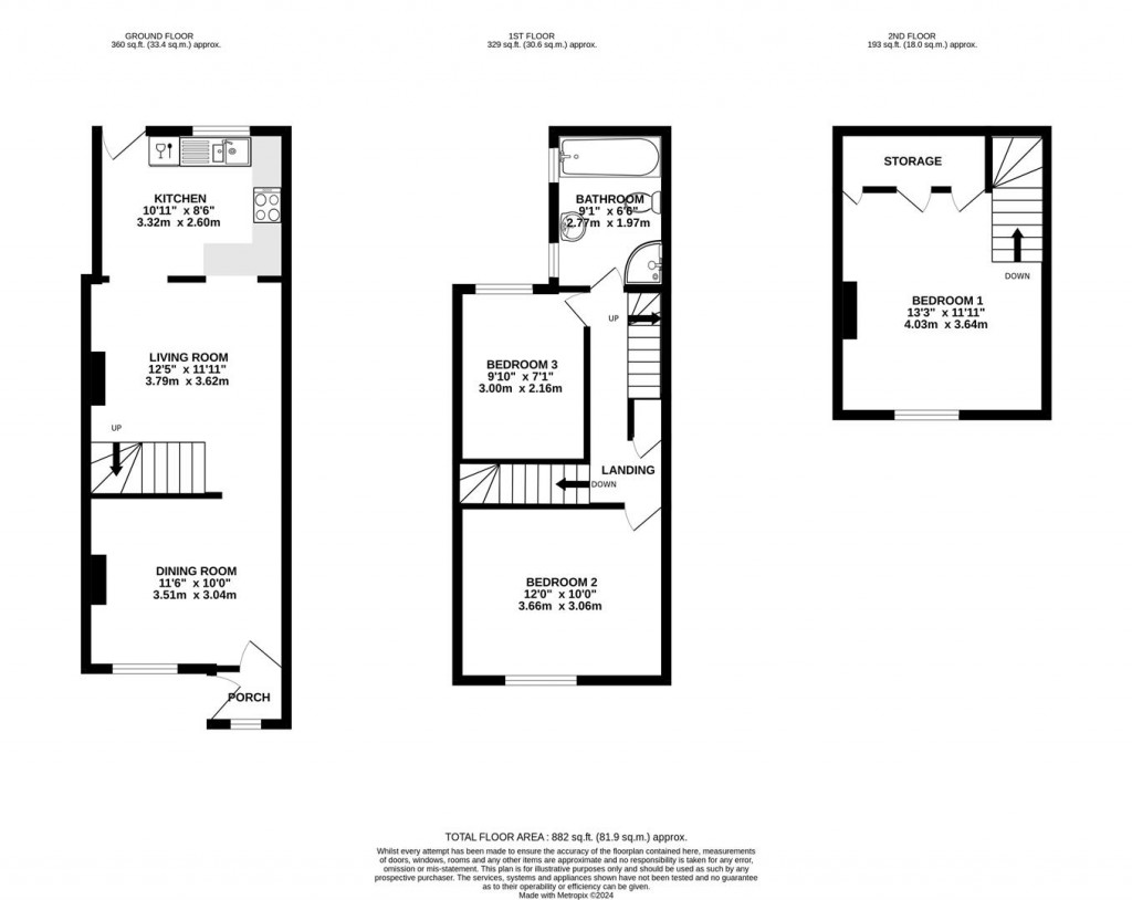 Floorplans For Aldergate Terrace, Stonehouse