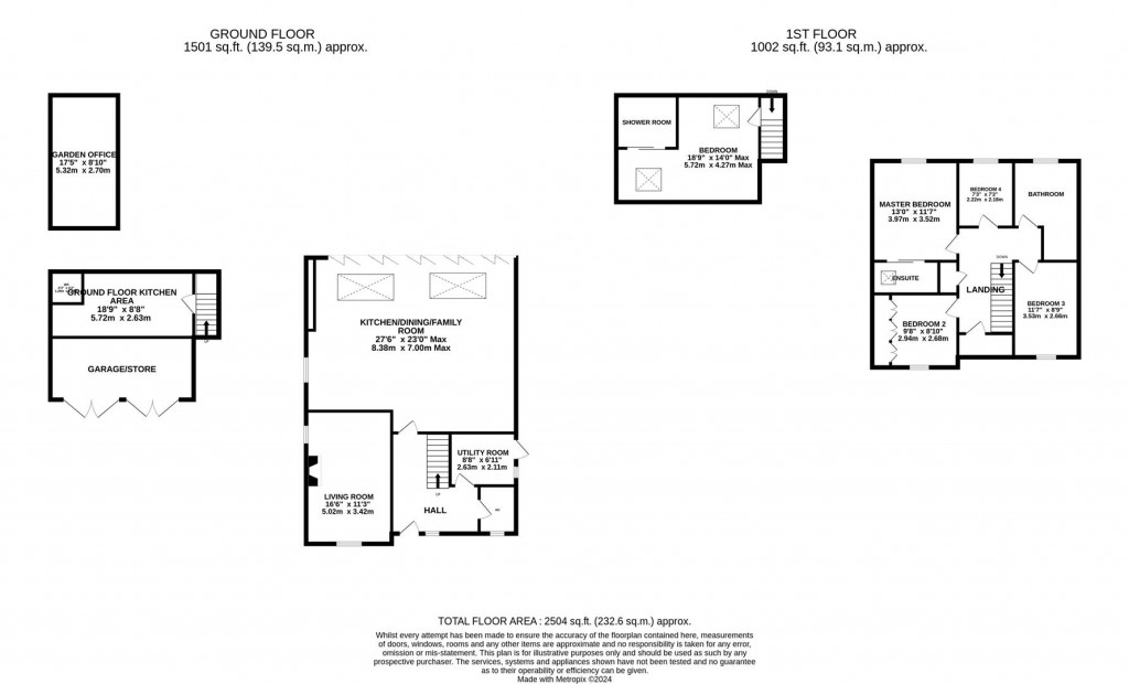 Floorplans For Gorsley, Ross-On-Wye