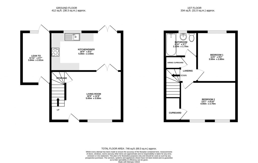 Floorplans For Magpie Court, Stonehouse