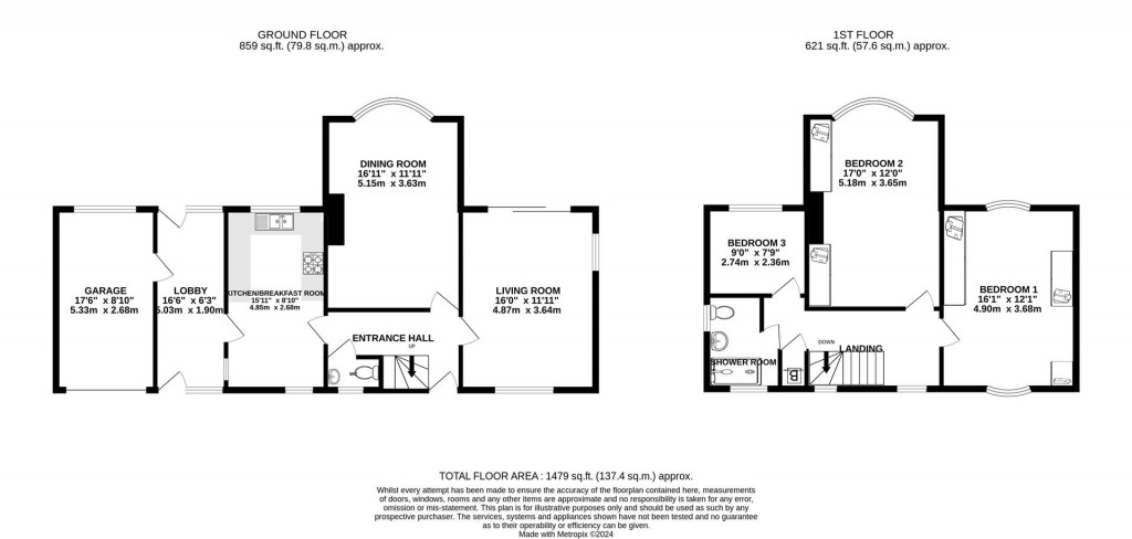 Floorplans For Ermin Street, Brockworth, Gloucester