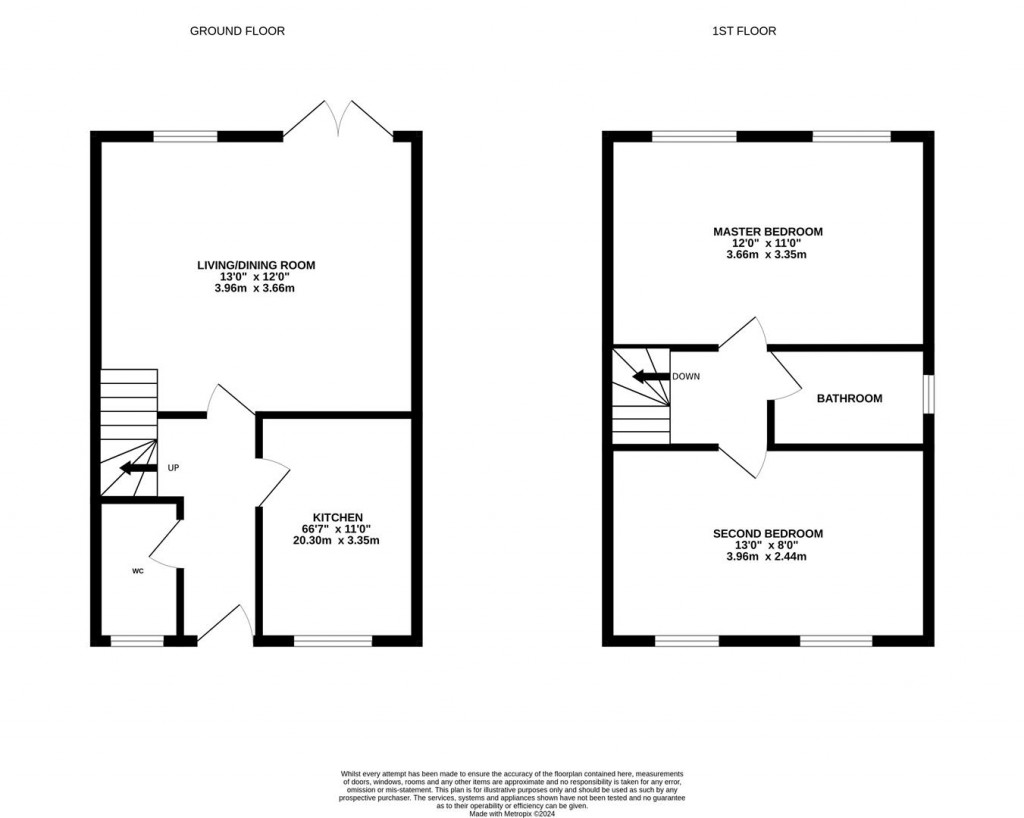 Floorplans For Willow Walk, Lea, Ross-On-Wye