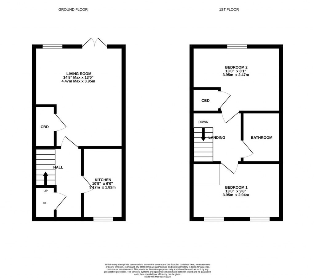 Floorplans For Drovers Way, Newent