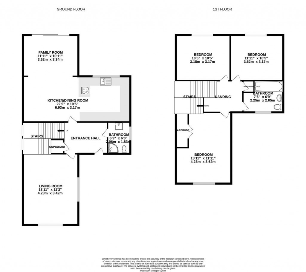 Floorplans For Cheltenham Road East, Churchdown, Gloucester