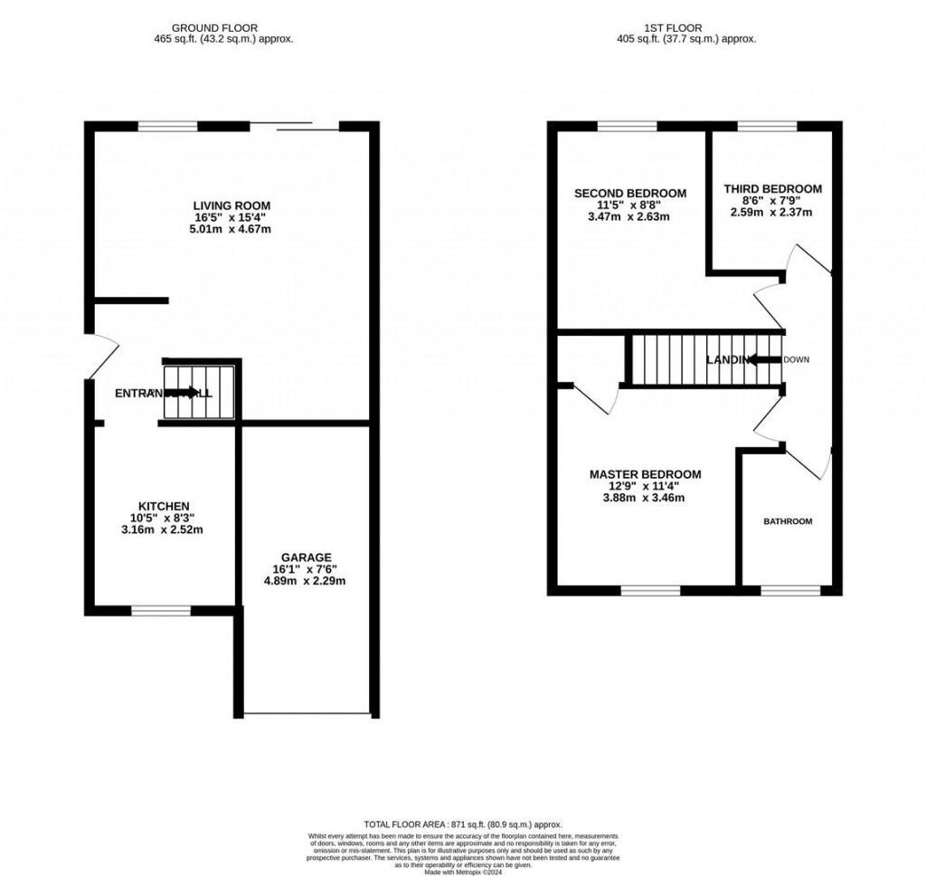 Floorplans For Tything Mews, Newent