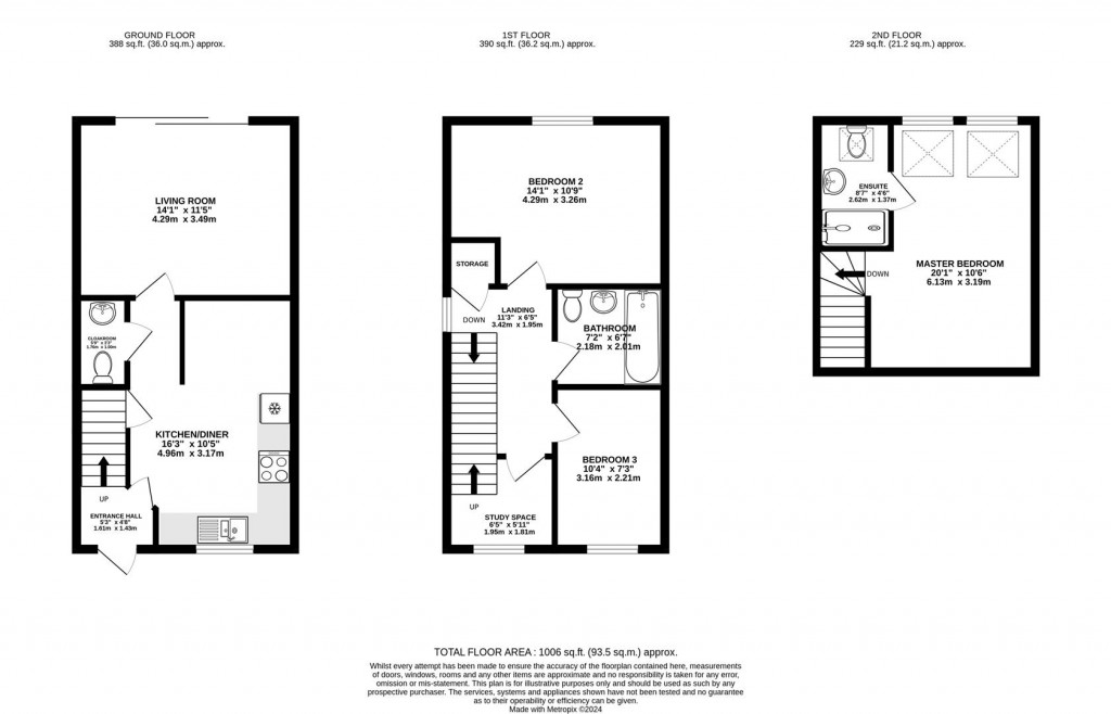 Floorplans For Great Oldbury Drive, Great Oldbury, Stonehouse