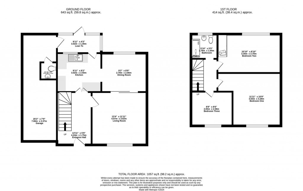 Floorplans For Guildings Way, Kings Stanley, Stonehouse