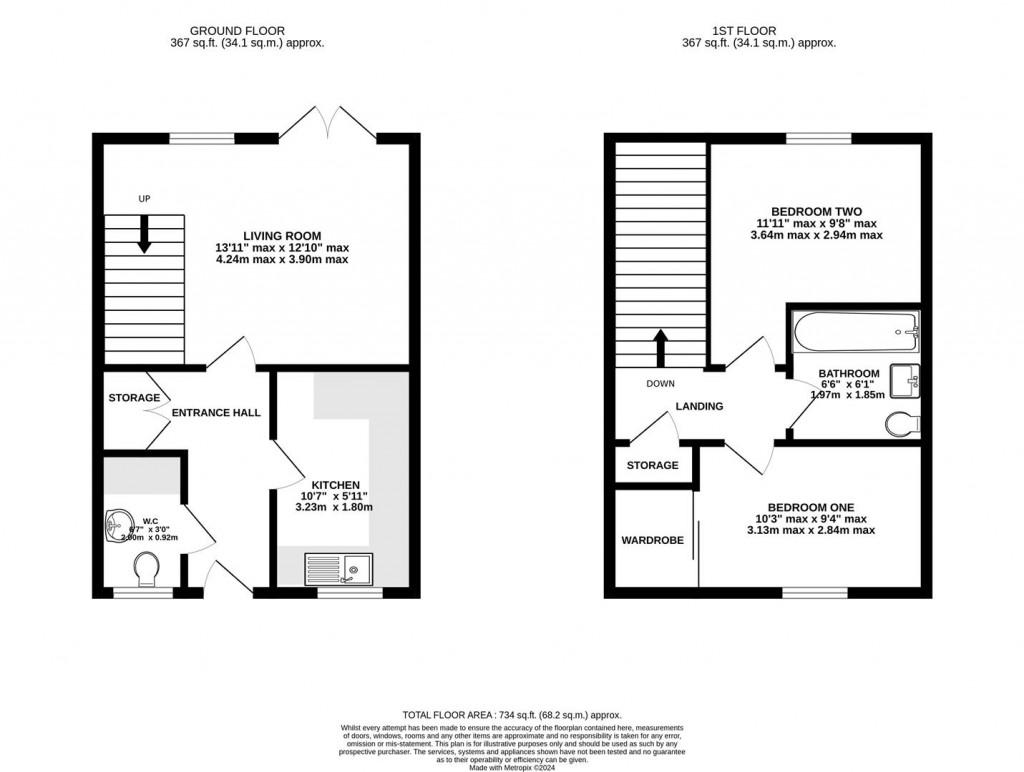 Floorplans For Darleydale Close, Hardwicke, Gloucester