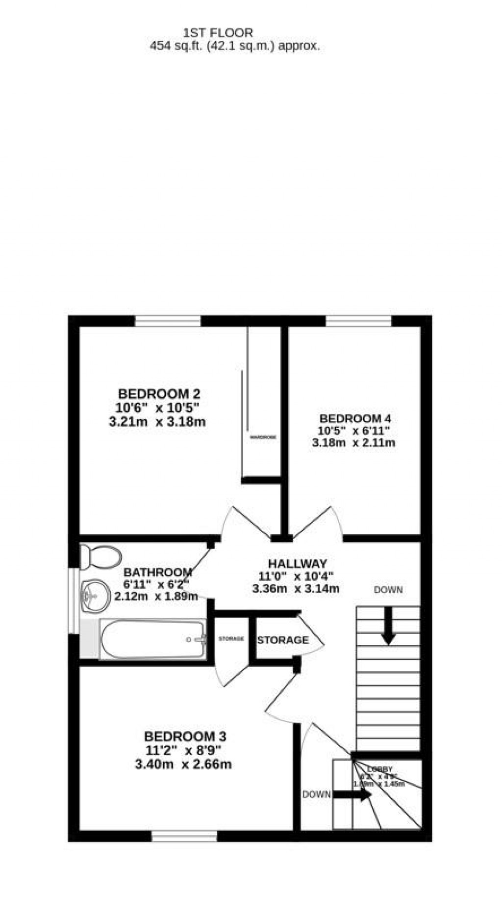 Floorplans For Regency Close, Stonehouse