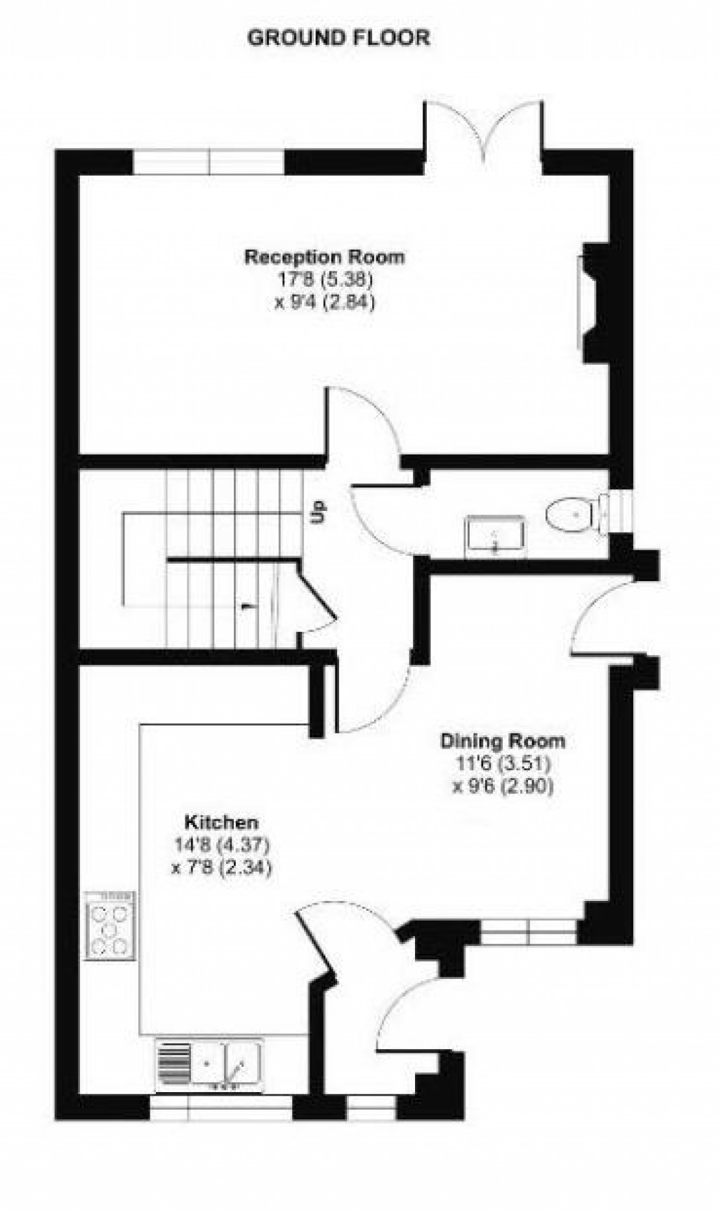 Floorplans For Lasne Crescent, Brockworth, Gloucester