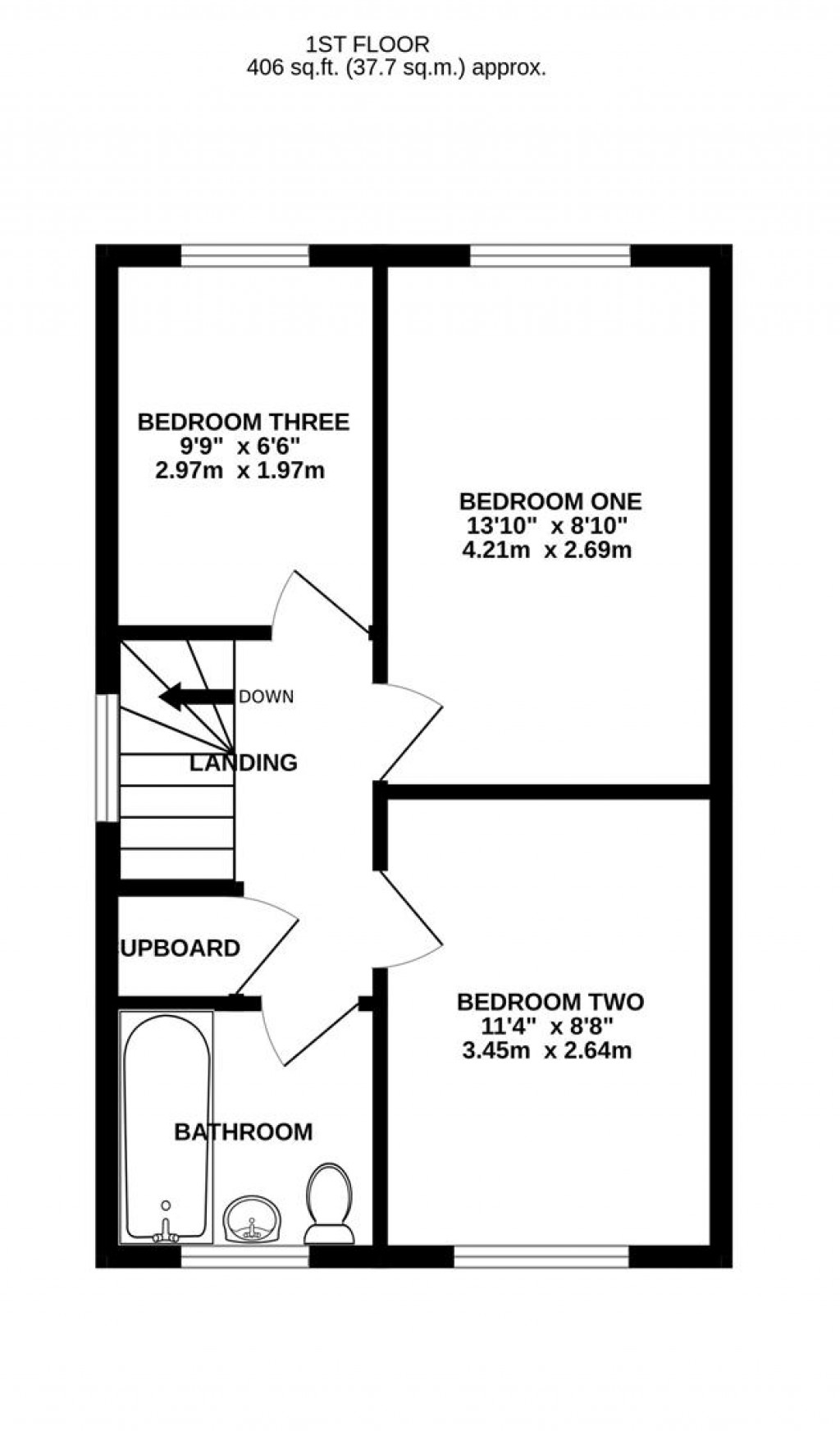 Floorplans For Gannet Close, Brockworth, Gloucester