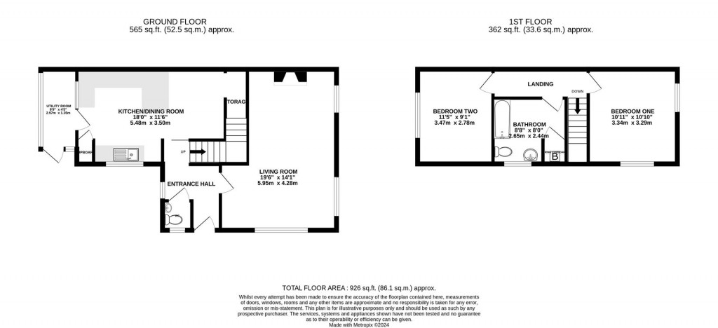 Floorplans For Shurdington Road, Brockworth, Gloucester