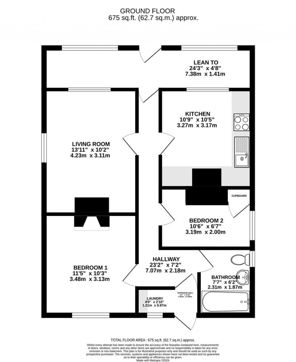 Floorplans For Laburnum Walk, Stonehouse