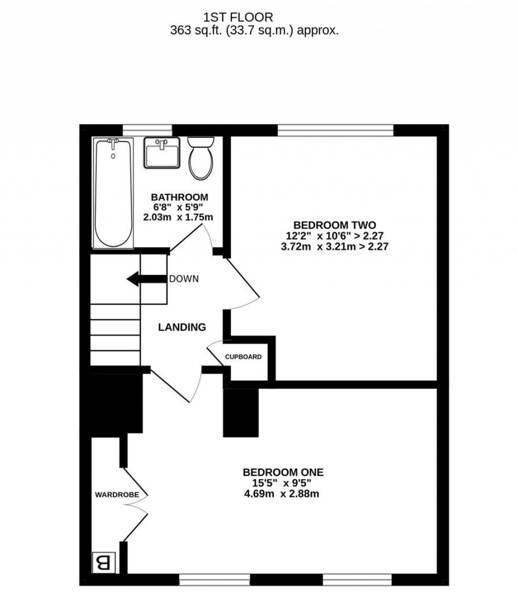 Floorplans For Moorfield Road, Brockworth, Gloucester