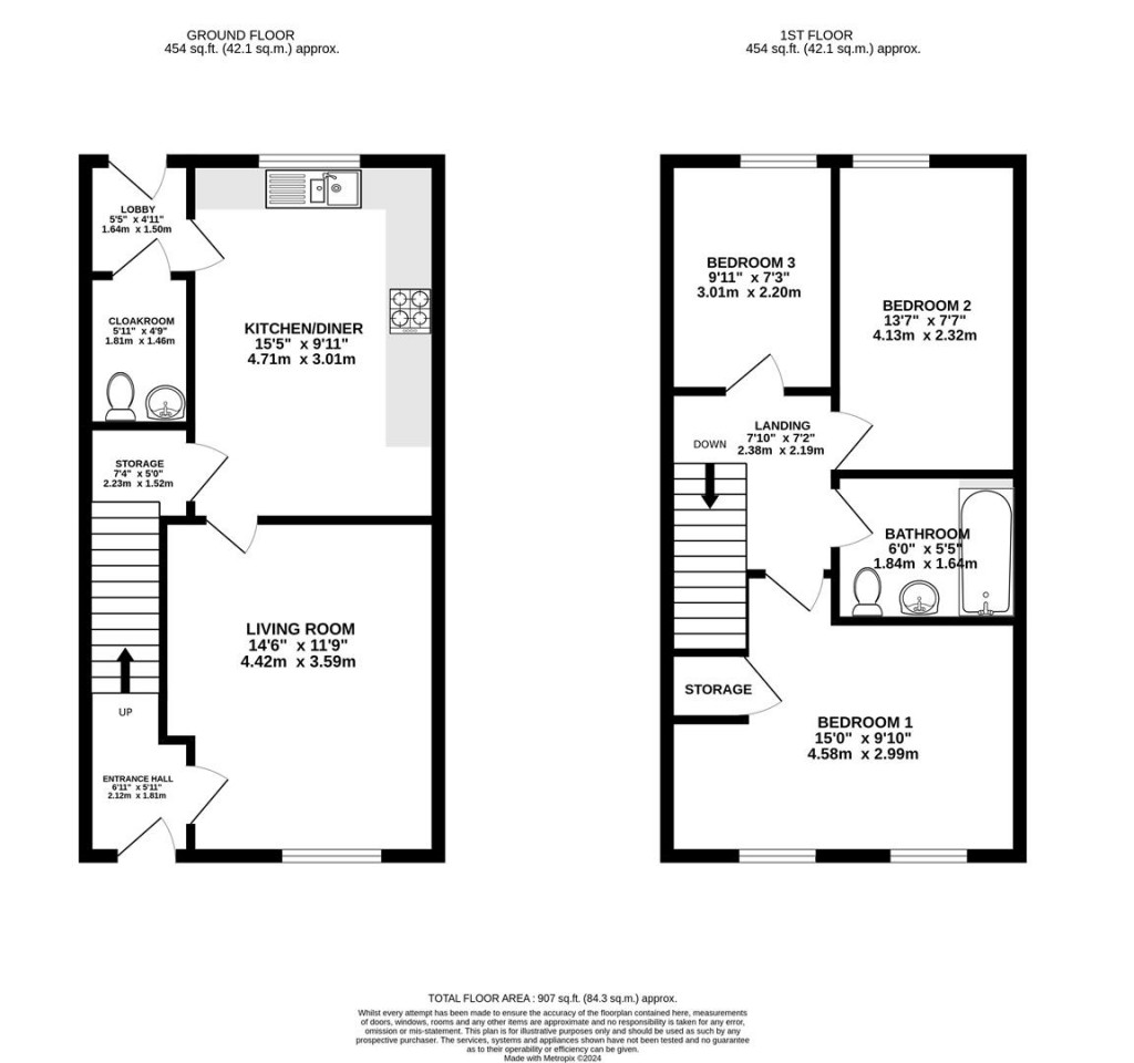 Floorplans For Gilbert Young Close, Great Oldbury, Stonehouse