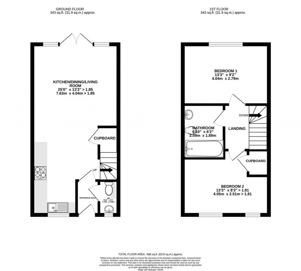 Floorplans For Peregrine Road, Brockworth, Gloucester