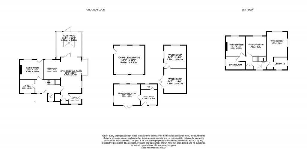 Floorplans For Cliffords Mesne, Newent