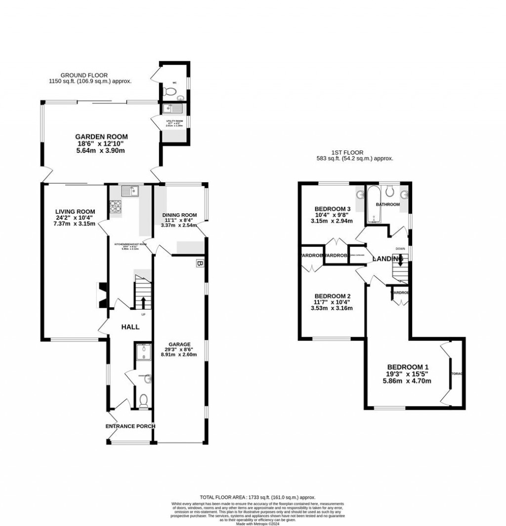 Floorplans For Kingscroft Road, Hucclecote