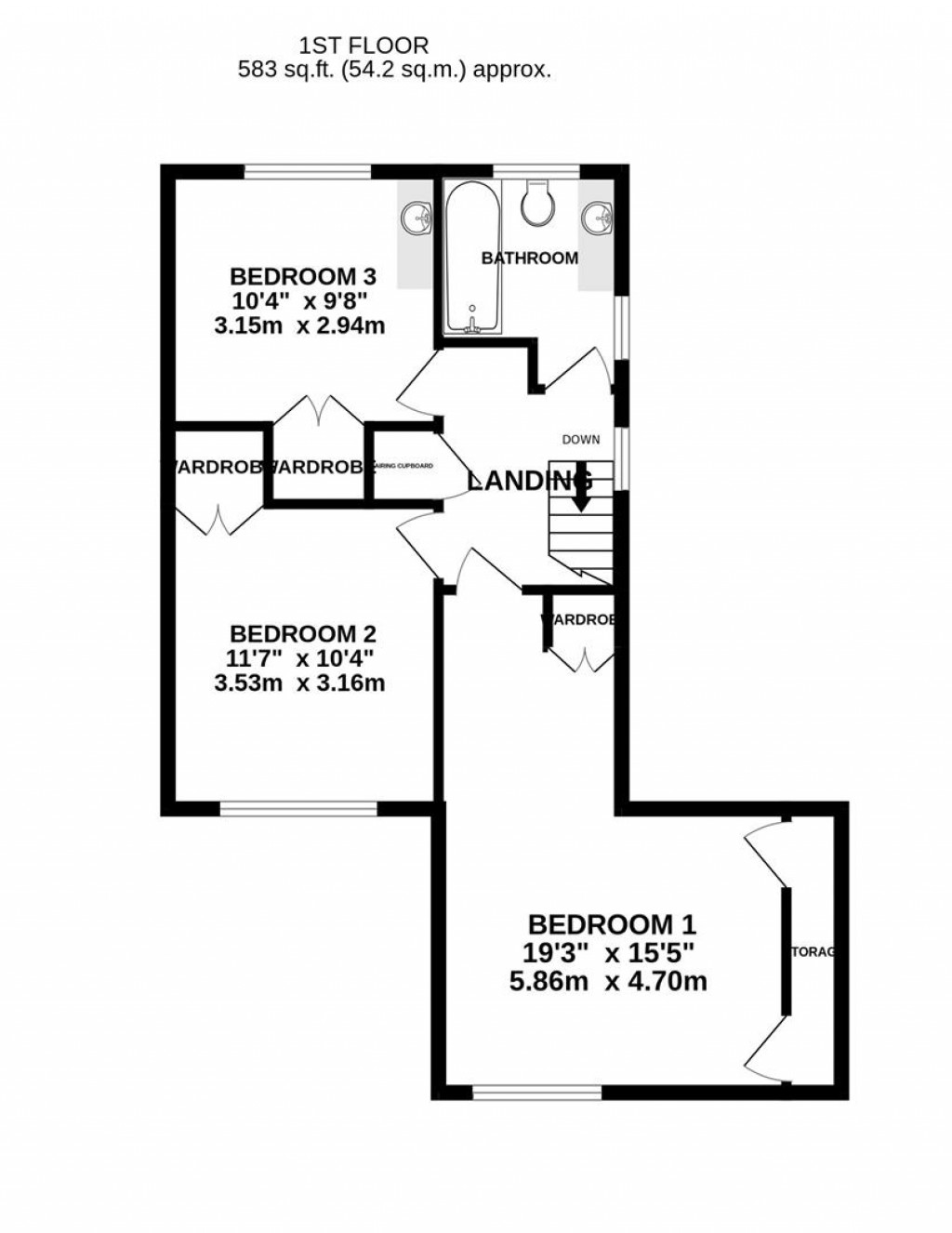 Floorplans For Kingscroft Road, Hucclecote