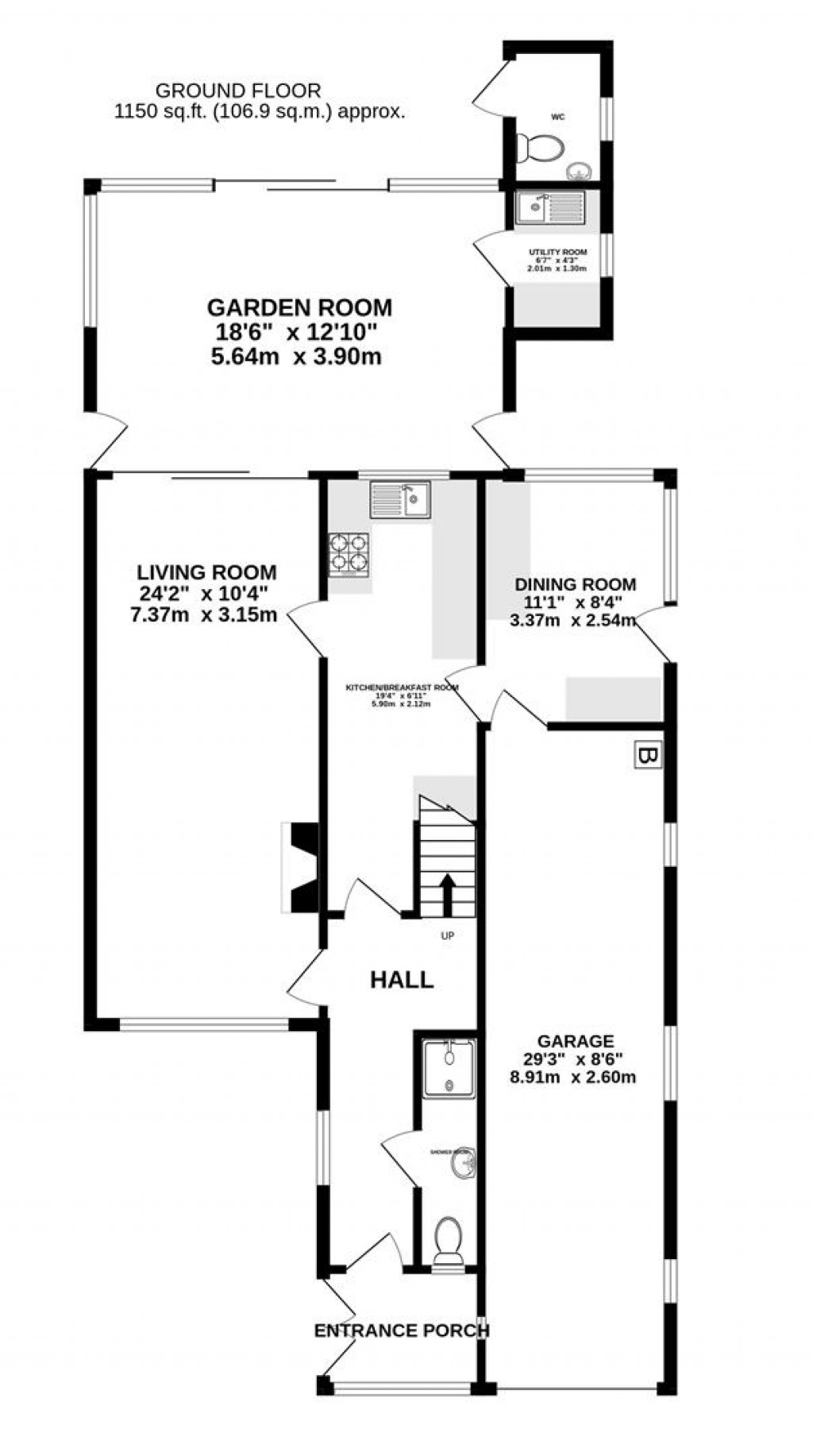 Floorplans For Kingscroft Road, Hucclecote