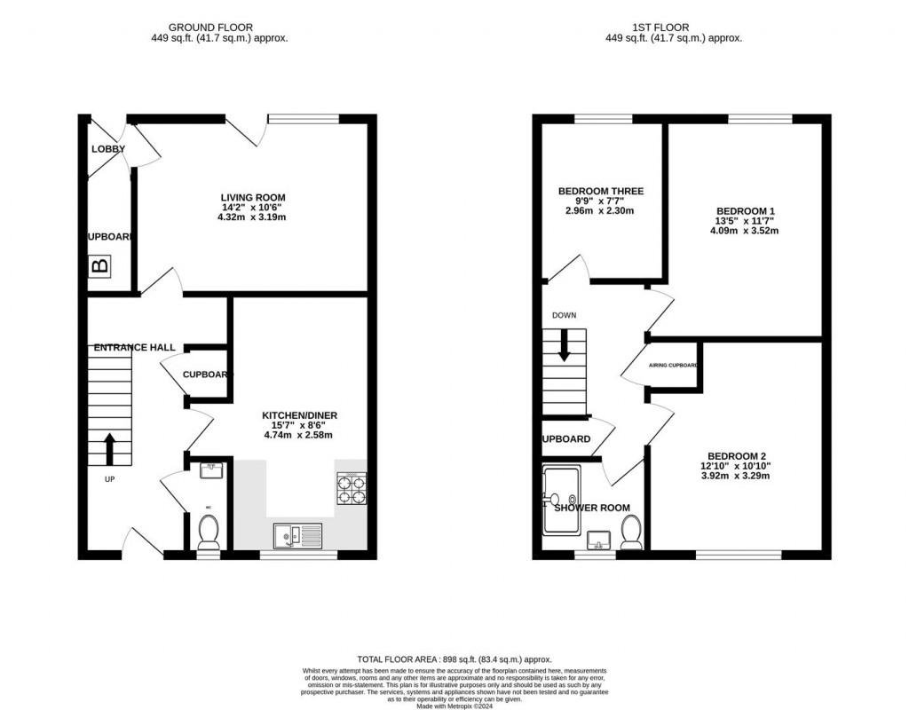 Floorplans For Unwin Road, Cheltenham