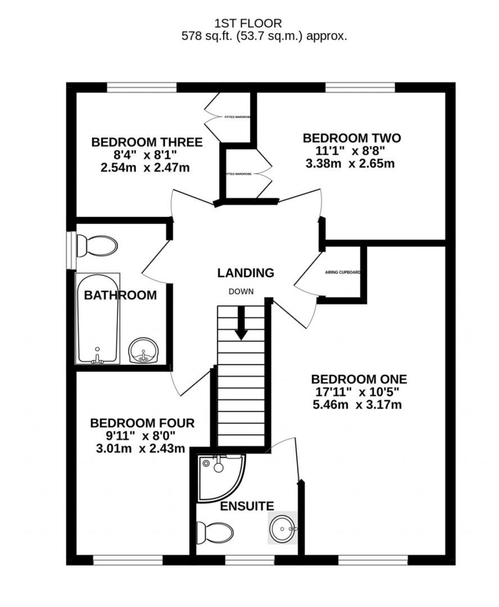 Floorplans For Stocken Close, Hucclecote