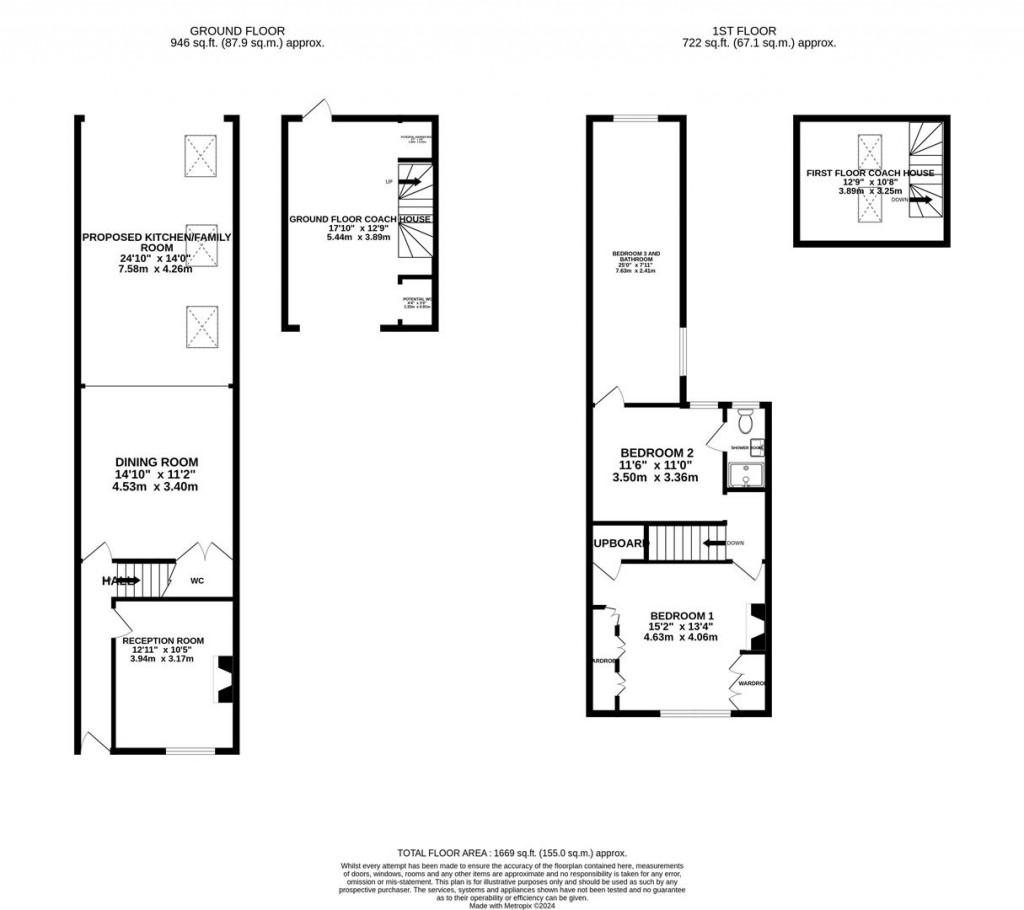 Floorplans For Gloucester Road, Cheltenham