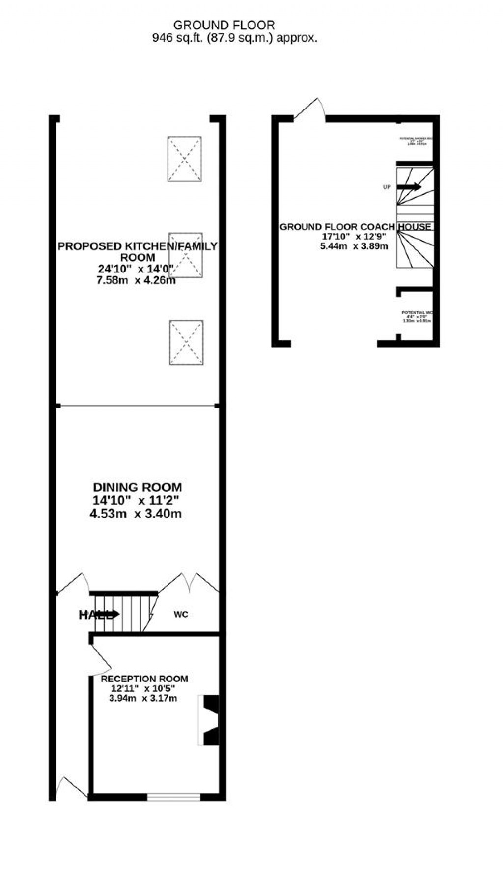 Floorplans For Gloucester Road, Cheltenham