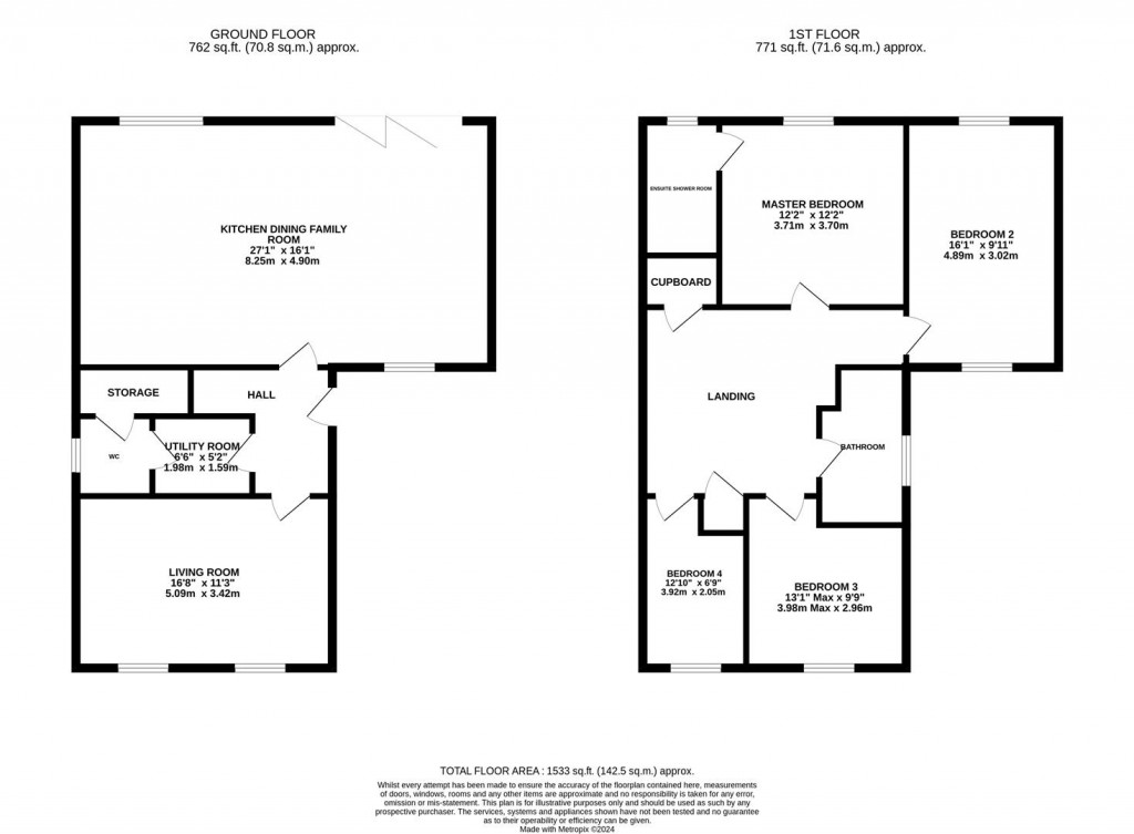 Floorplans For Chapel End, Over Old Road, Hartpury