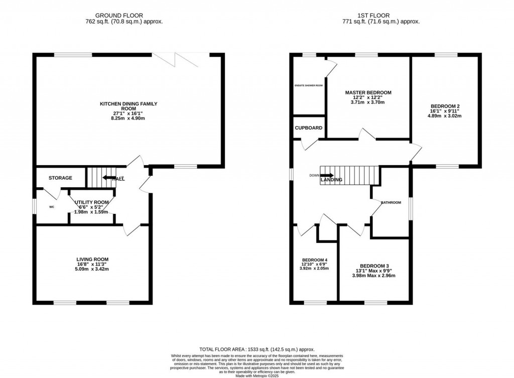 Floorplans For Chapel End, Over Old Road, Hartpury