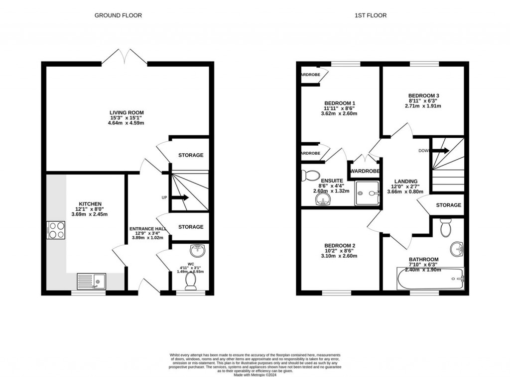 Floorplans For Winter Gate Road, Longford, Gloucester