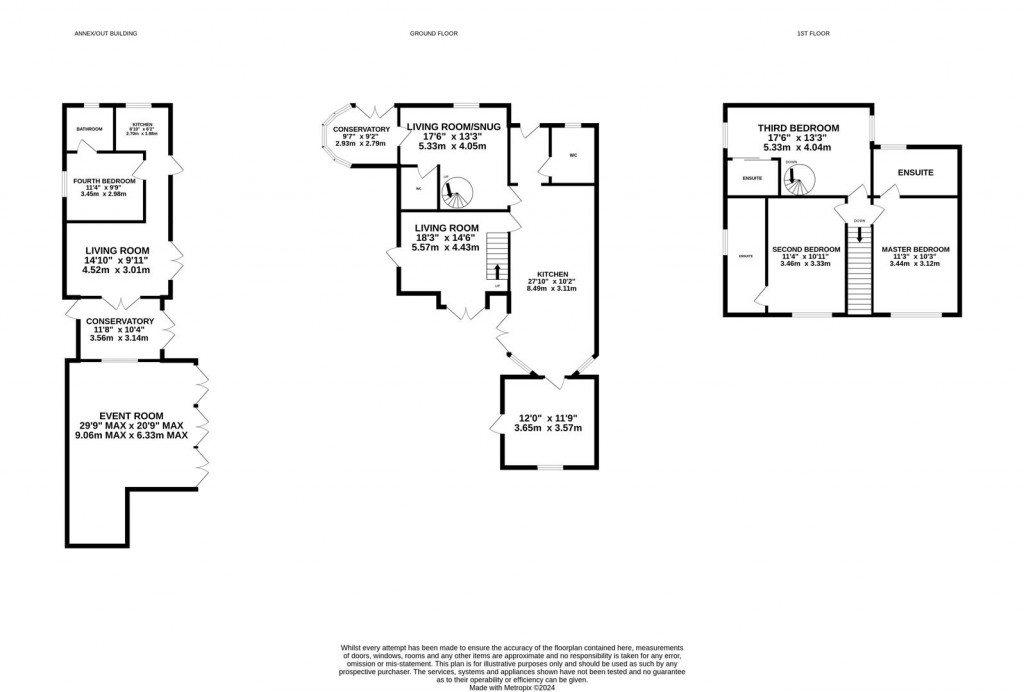 Floorplans For Gorsley, Ross-On-Wye