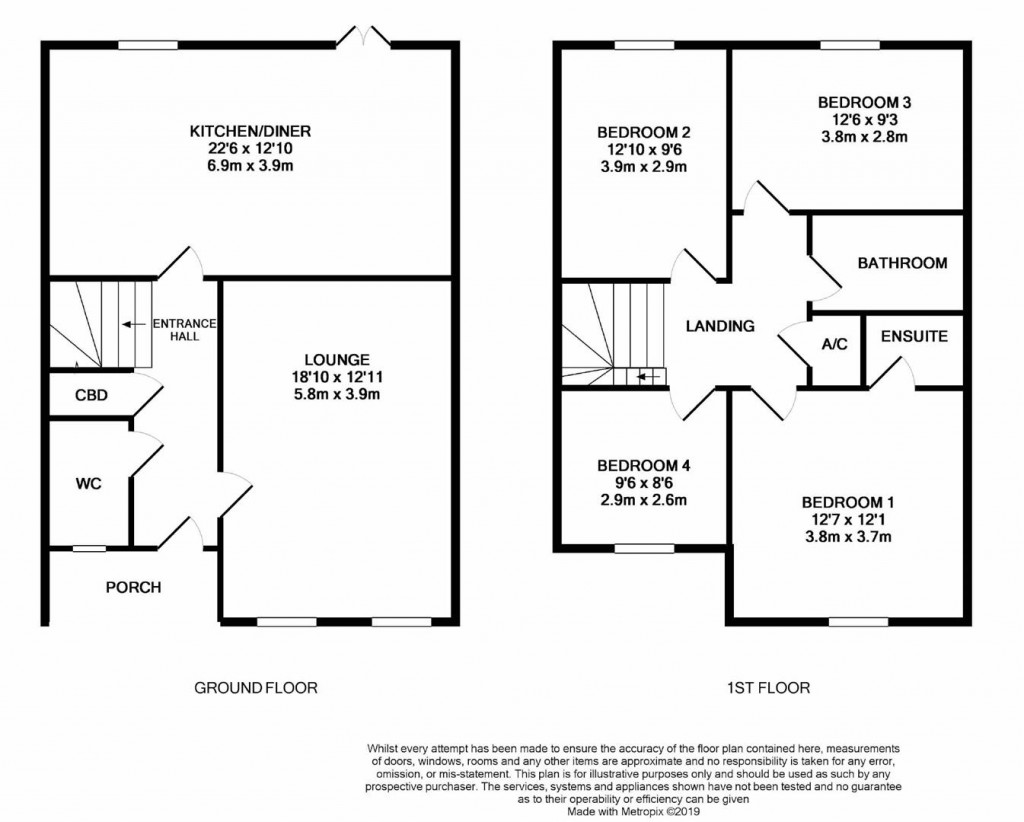 Floorplans For Meek Road, Newent