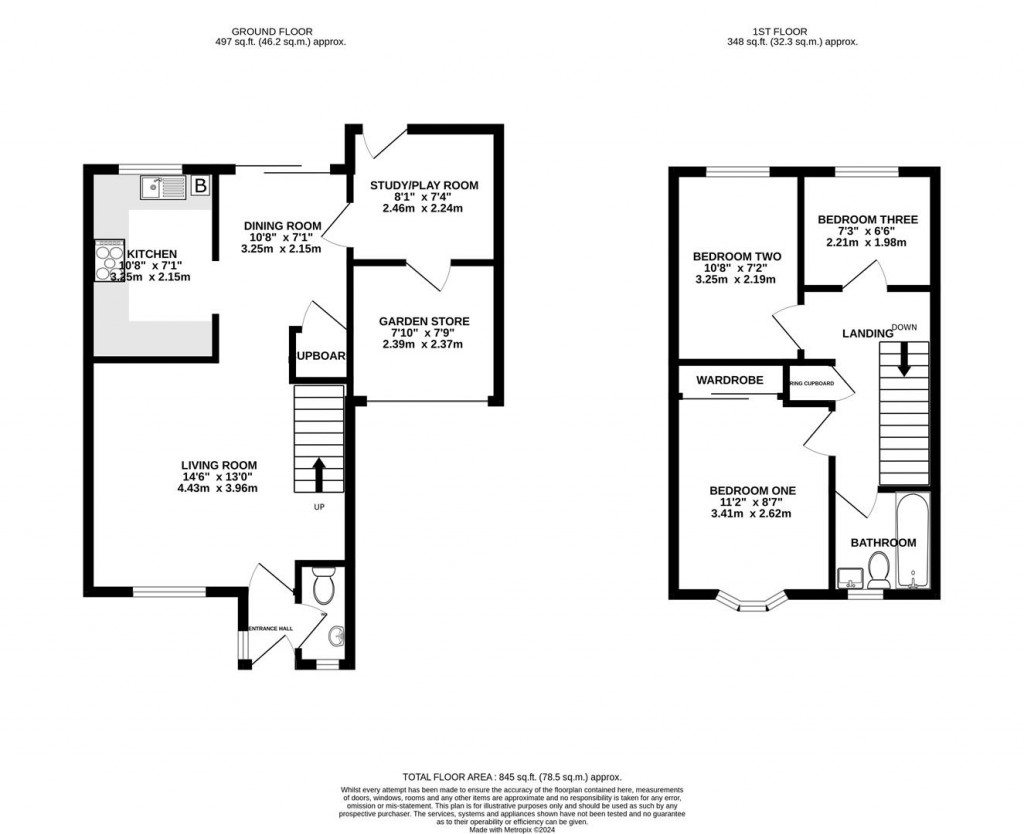 Floorplans For Birdwood Close, Gloucester, Gloucestershire, G