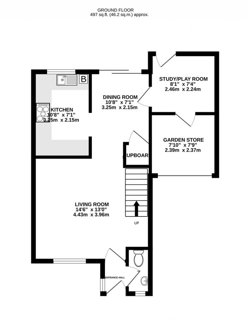 Floorplans For Birdwood Close, Gloucester, Gloucestershire, G