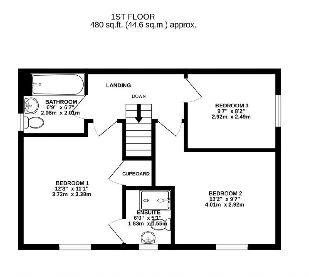 Floorplans For Cyril Cowley Close, Great Oldbury, Stonehouse