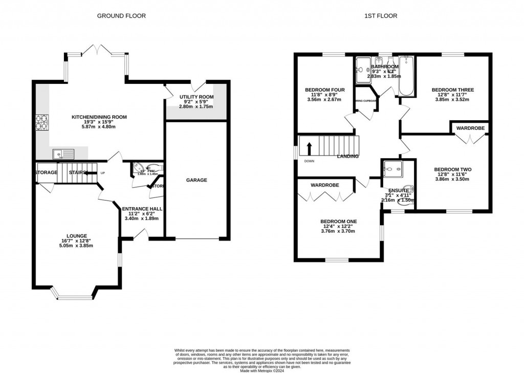 Floorplans For Oak View, Hardwicke, Gloucester