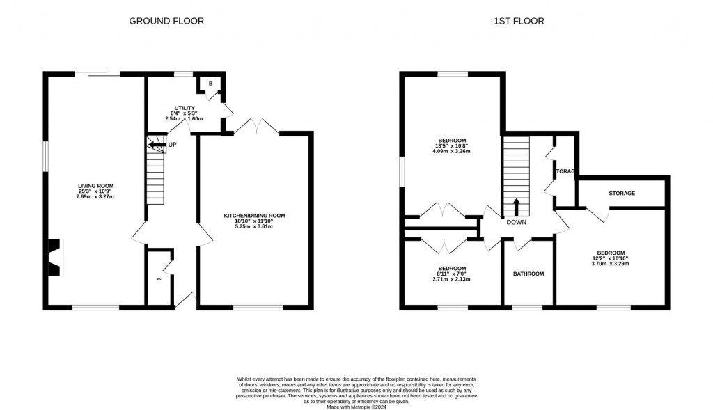 Floorplans For Aston Ingham Road, Kilcot, Newent