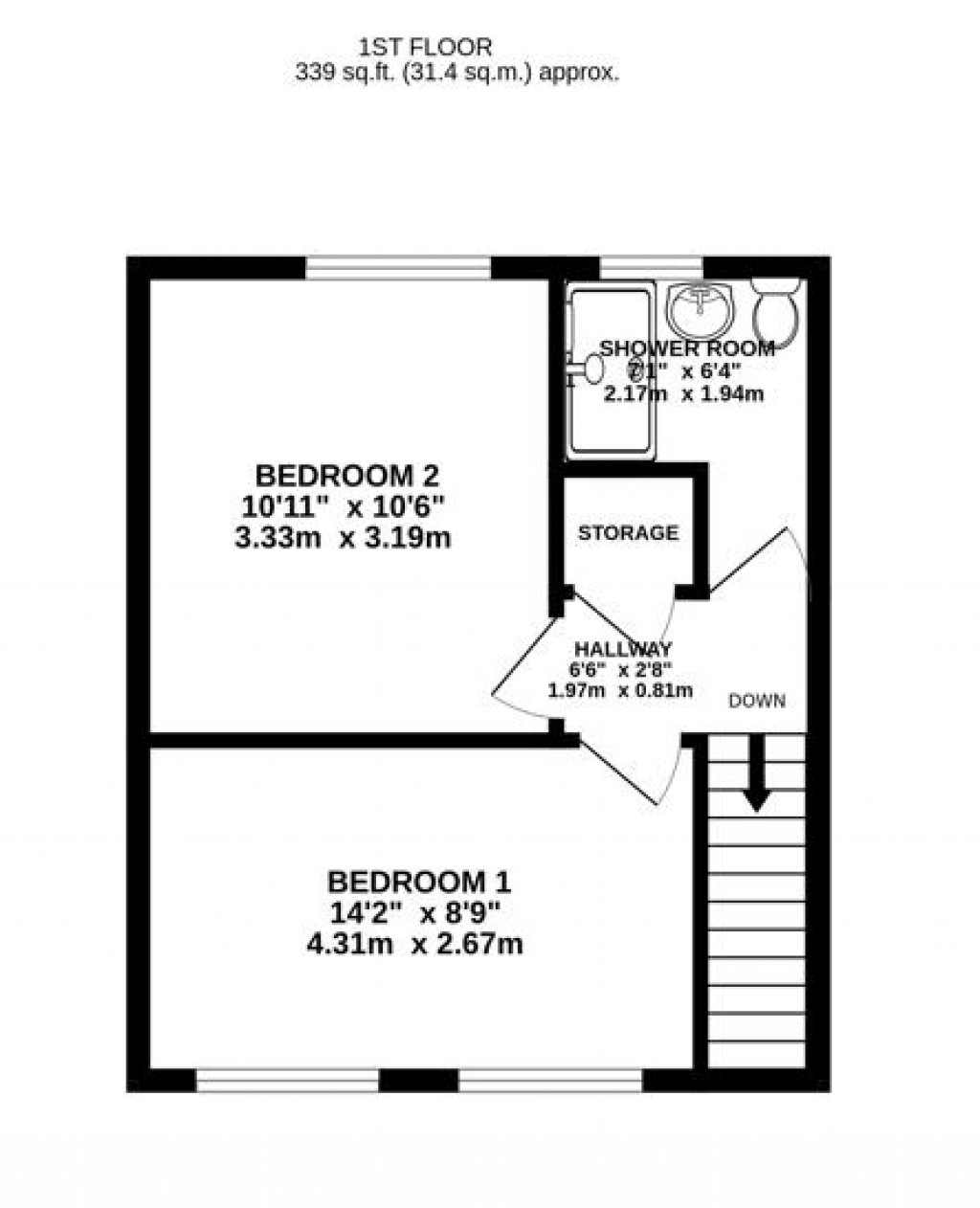 Floorplans For Abbots Way, Stonehouse