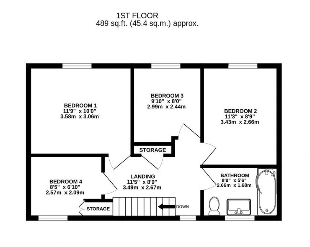 Floorplans For Borough Close, Kings Stanley