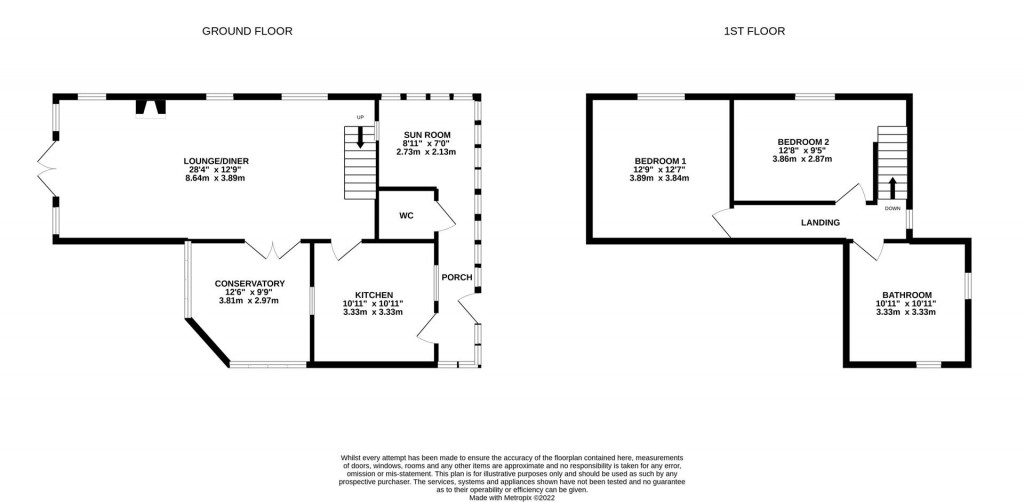 Floorplans For Broomsgreen, Dymock