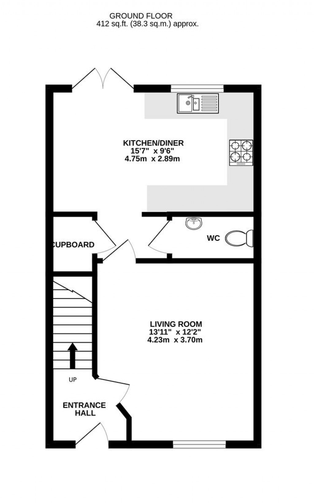 Floorplans For Martyn Close, Brockworth, Gloucester