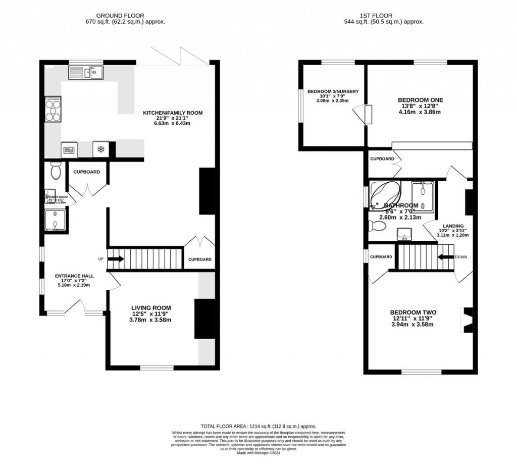 Floorplans For High Street, Saul, Gloucester