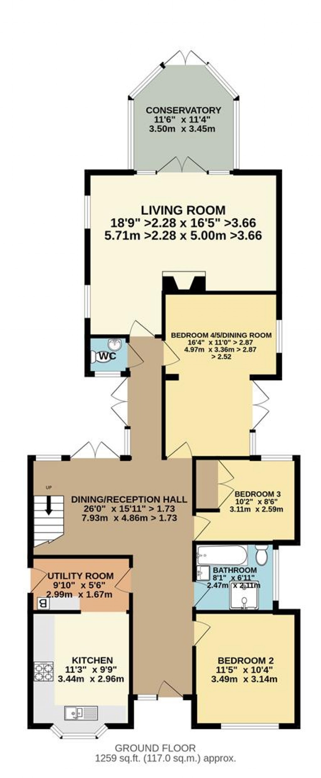 Floorplans For Lady Downe Close, Upton St. Leonards, Gloucester