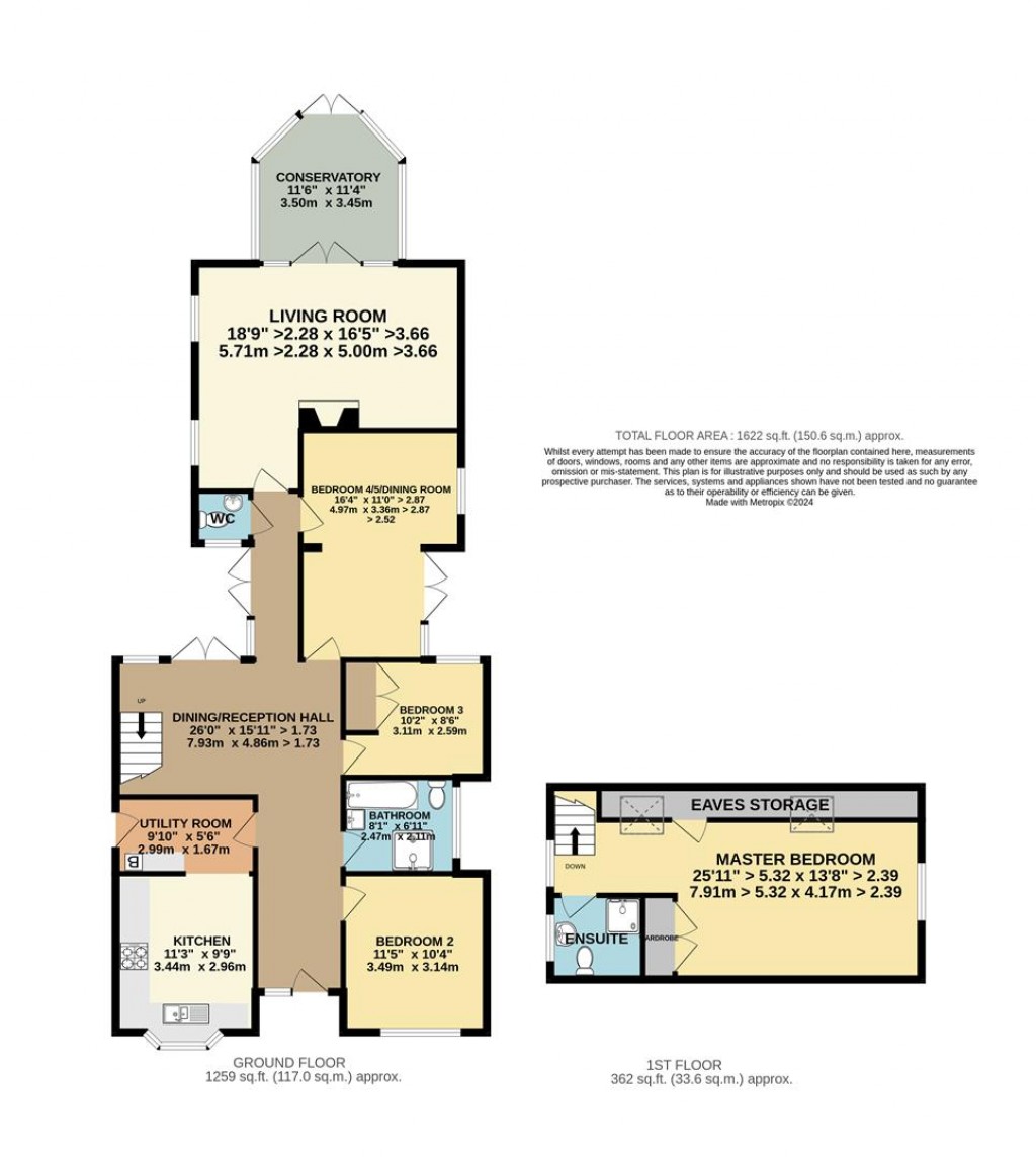 Floorplans For Lady Downe Close, Upton St. Leonards, Gloucester