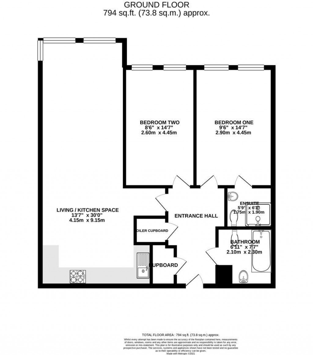 Floorplans For Barge Arm, The Docks, Gloucester